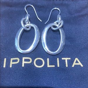 Ippolita silver drop earrings